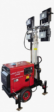 Мачта осветительная Light-Techno LT640  (LED 4х350 6 метров) (модификация 1)